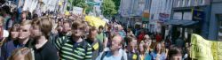 [Mit ca. 10.000 füllte die Bildungsstreik-Demo 2009 die komplette Göttinger Innenstadt]